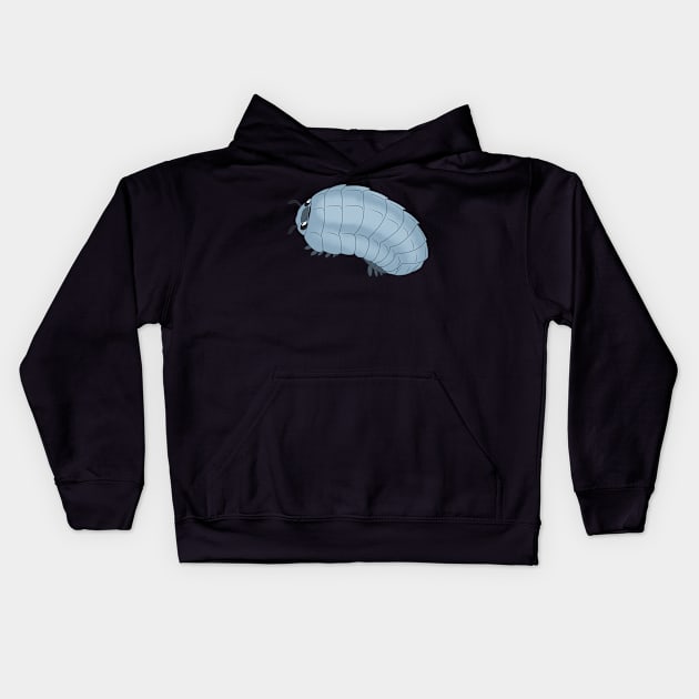 Powder Blue Isopod Kids Hoodie by TwilightSaint